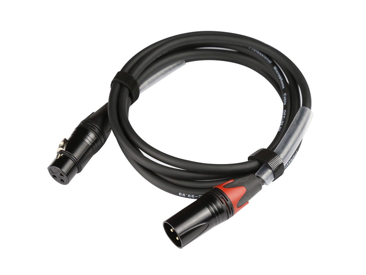TiGHT AV XLR-mikrofonkabel med rd htte, 2m